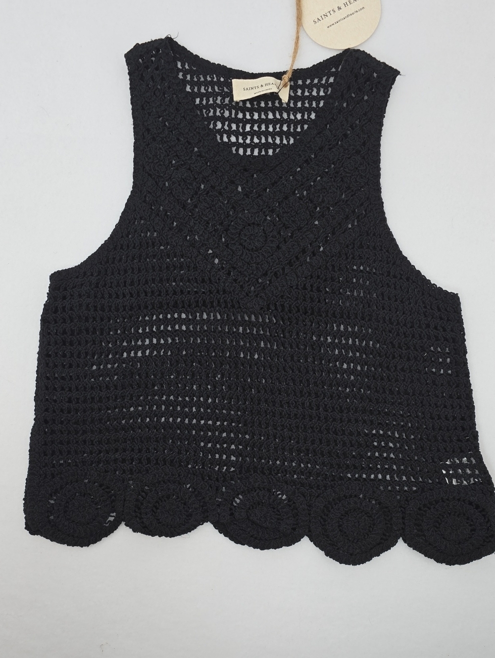 Saints & Hearts Boho Crochet Pattern Tank Top